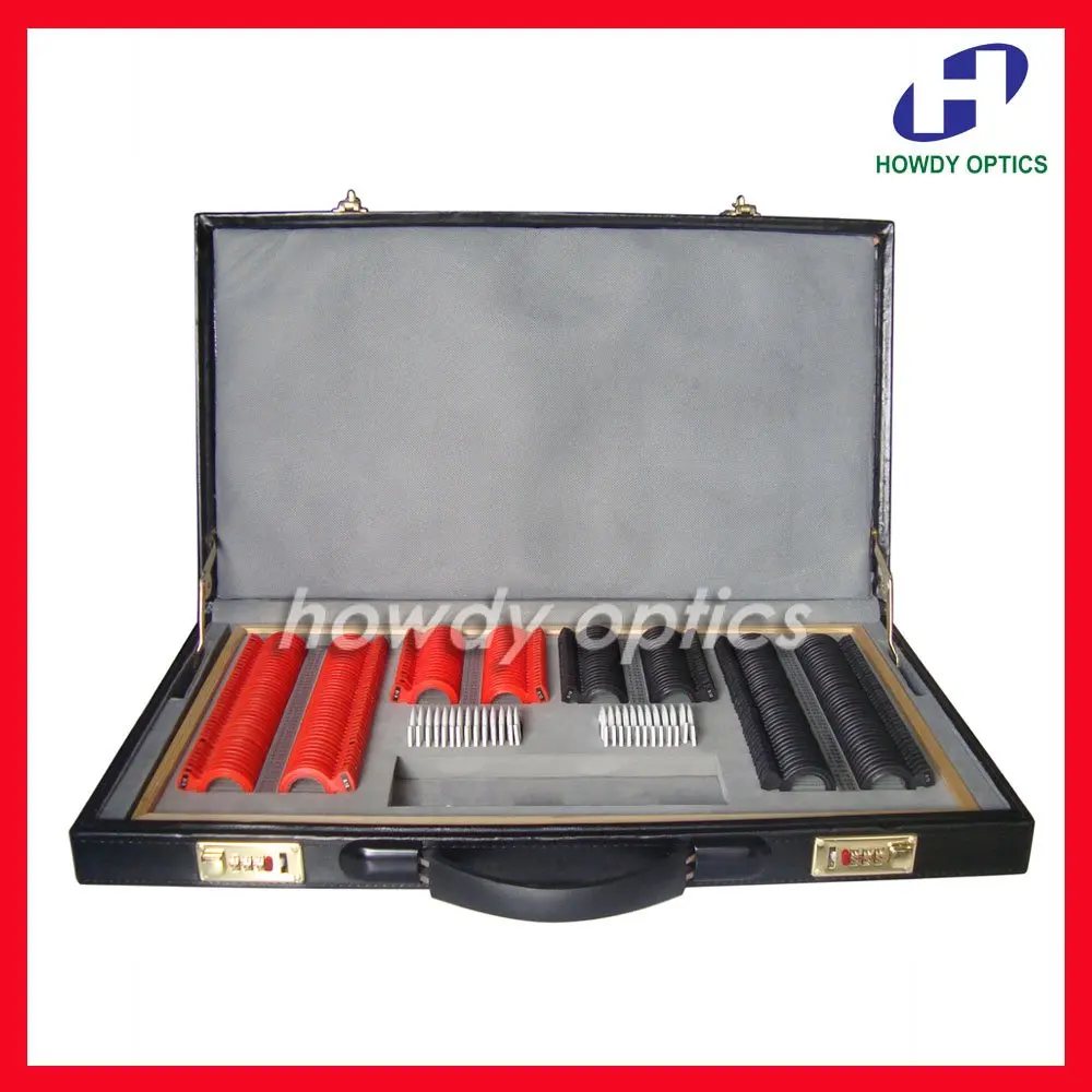 

"SL-266" 266pcs Trial lens set Optical trial lens case Plastic rim Leather case