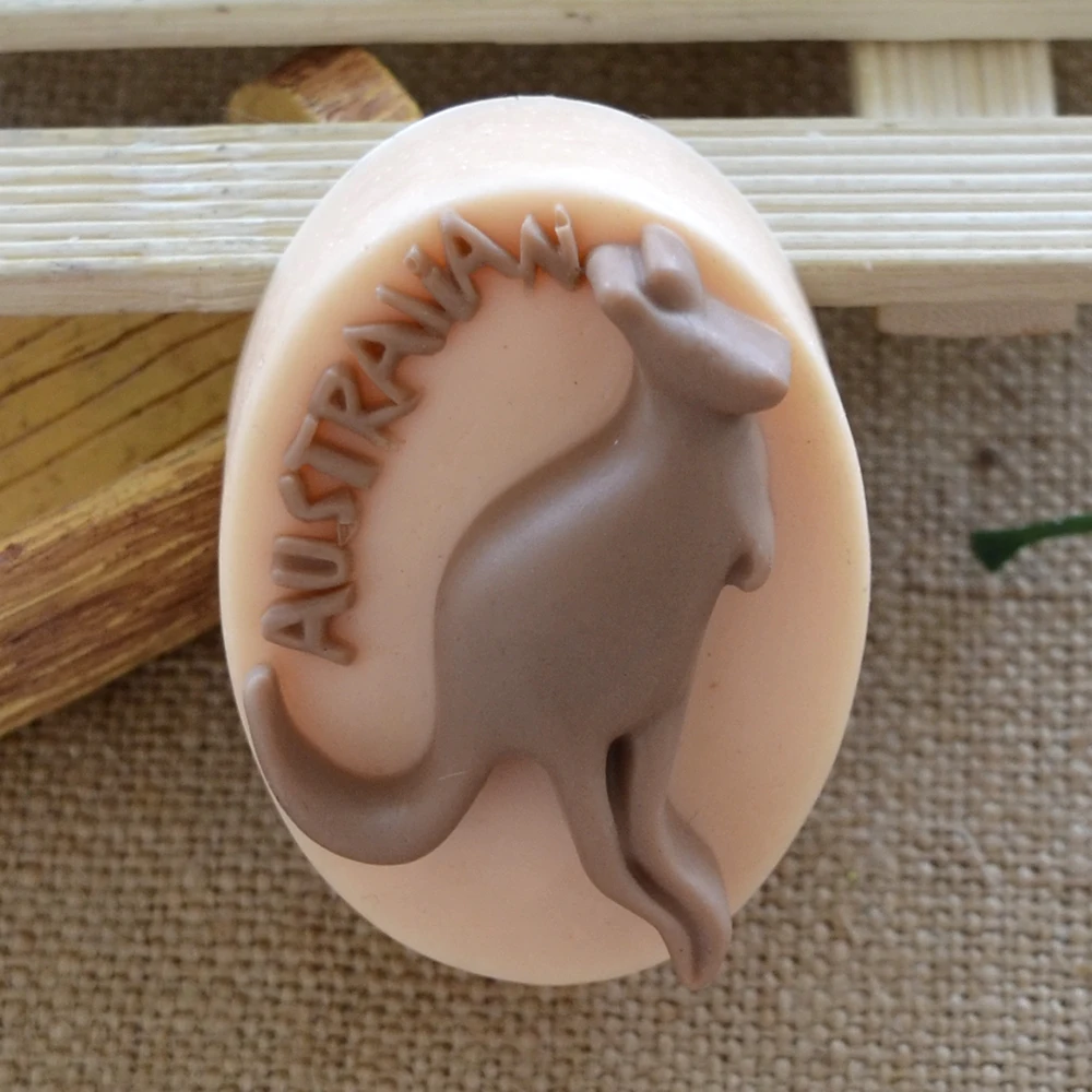 

Nicole R0041 Silicone Soap Mold Ellipse Kangaroo Pattern Handmade Soap Making Tool
