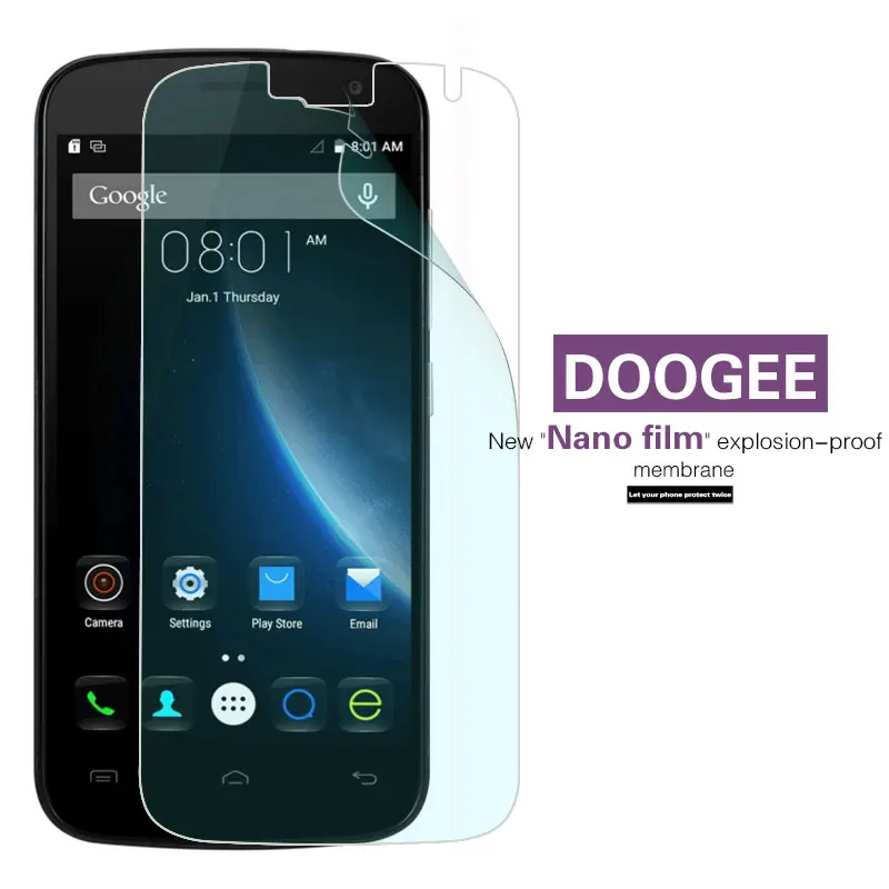

Clear Nano Soft Film For Doogee X3 X5 X5 MAX X5s X6 X6 Pro X9 X9 Mini Pro X10 X20 X30 Screen Film Protector Not Tempered Glass