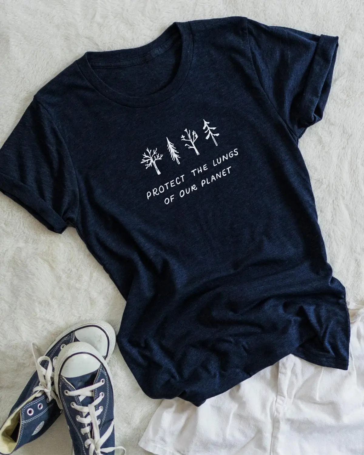 

Protect The Lungs of Our Planet T-Shirt Causal Grunge Summer Tops Trees Graphic Tee Save The Earth Slogan Tumblr Shirt Camisetas