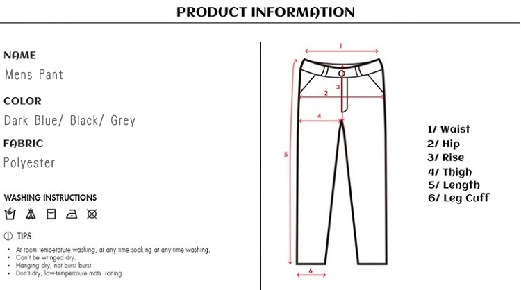 Product Information-Pants0