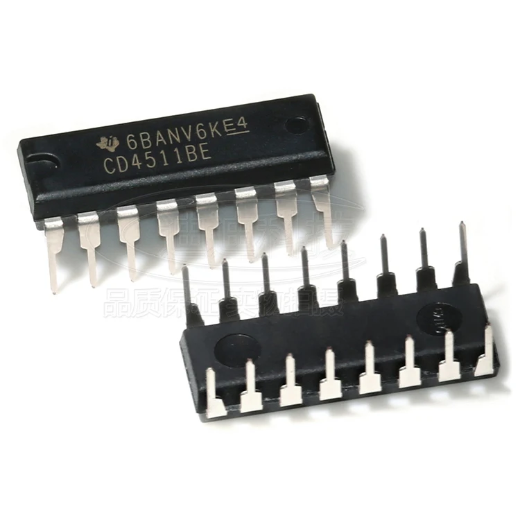 

Encoder CD4511BE PDIP-16 straight inserted positive latch decode driver