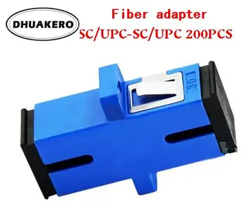 

free shipping AB27B SC/UPC-SC/UPC 200pcs Simplex mode Fiber optic coupler flange connector adapter