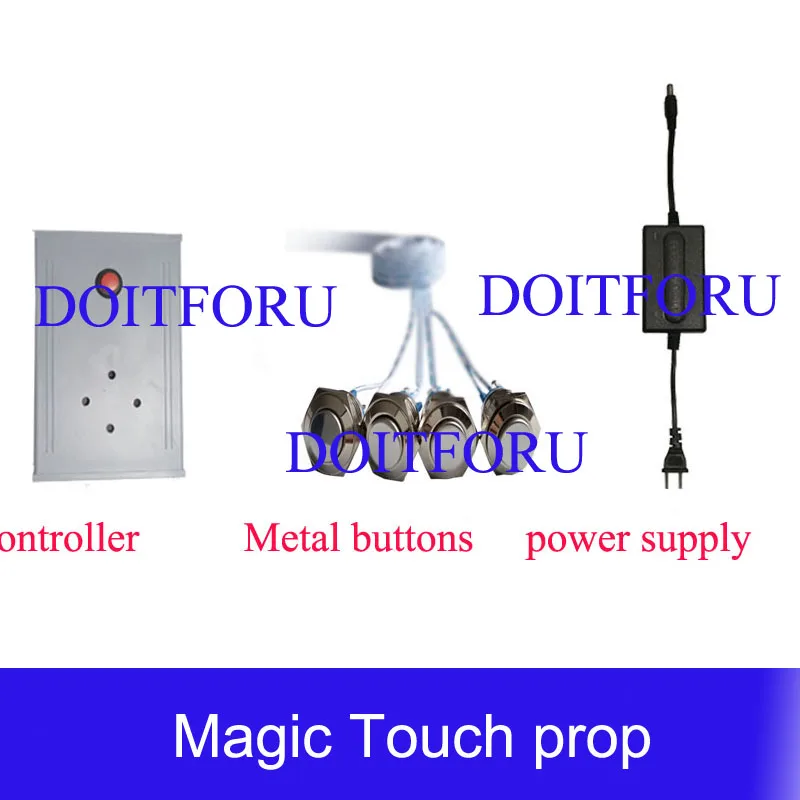 metal button prop
