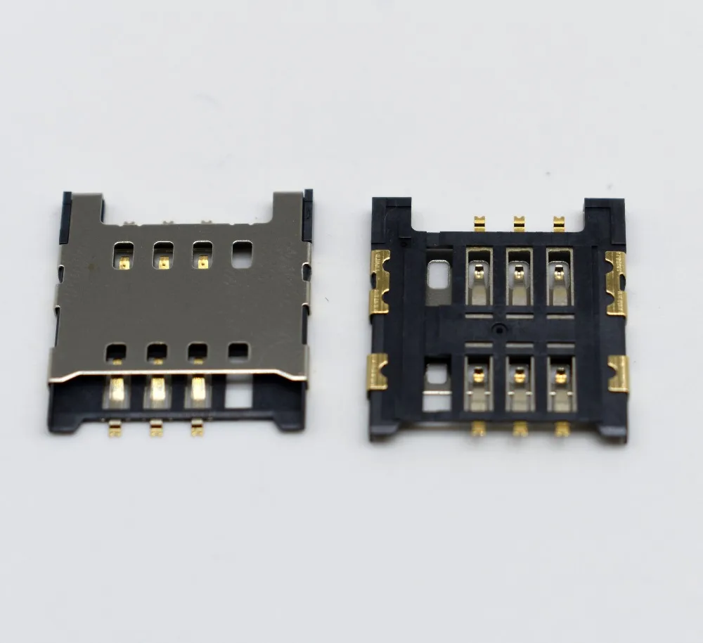 

50pcs/lot SIM Card reader holder slot Socket Connector for LG P990 P999 P993 P970