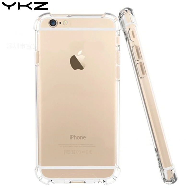 YKZ Clear Silicon Ultra Thin Soft TPU Case For 7 7Plus 8 8Plus X Transparent Phone iPhone 5 5s SE 6 6s 6Plus 6sPlus Y35 |
