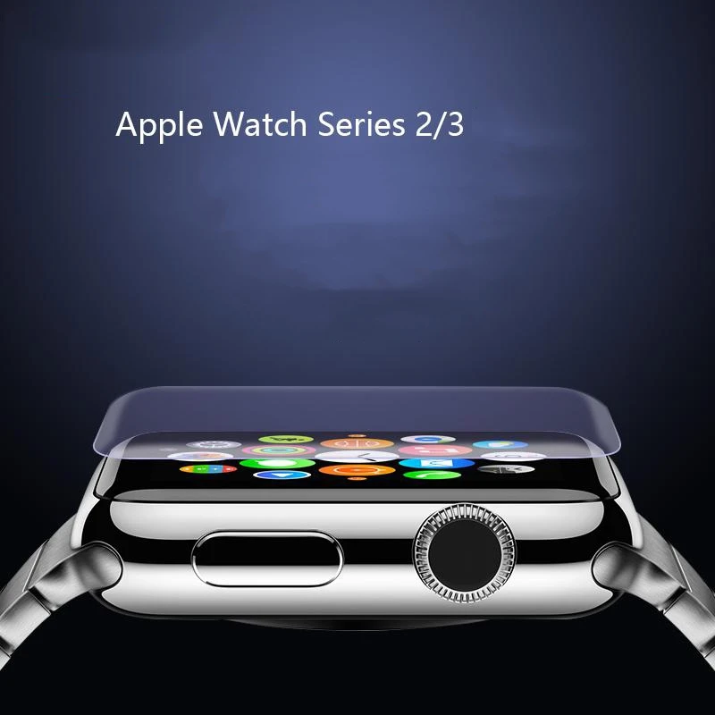 Противоударная защитная пленка из ТПУ с полным покрытием для i watch Apple Watch Series 1 2 3 4 38 мм 42 мм Защитная пленка для экрана(не стекло