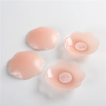 

Hot Sale 2Pcs/1Pair Silicone Nipple Cover Bra Pad Skin Adhesive Reusable Invisible Breast Petals For Party Dress