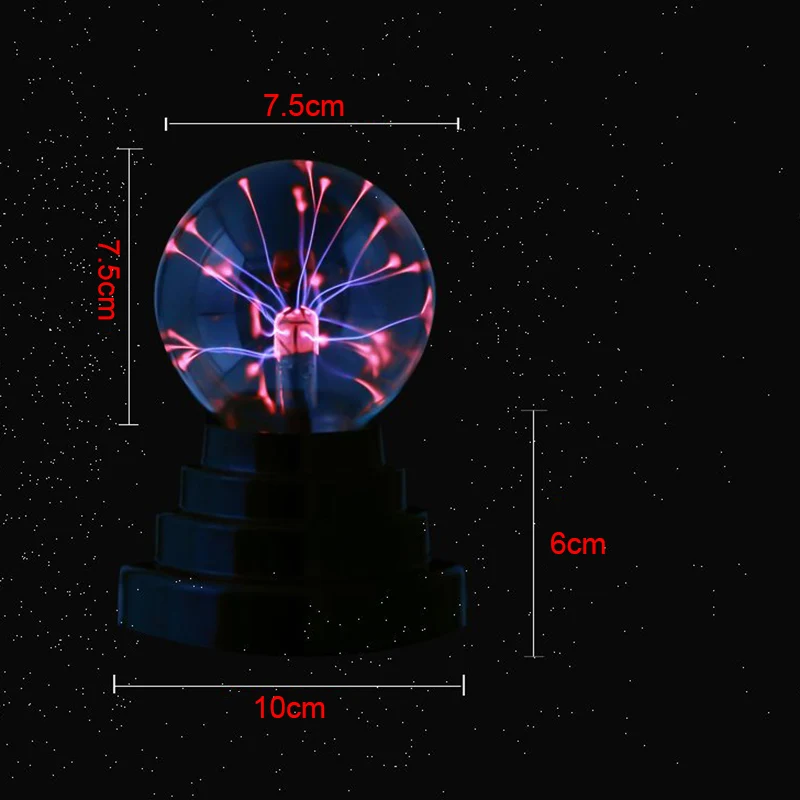 

Plasma Ball Lamp Light Touching Sensitive Nebula Sphere Globe Novelty Toy LO88