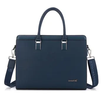 

Fashion Vintage Men's Leather Briefcases Men Business Briefcase Vintage Laptop Handbag Travel Large Computer Shoulder Bags