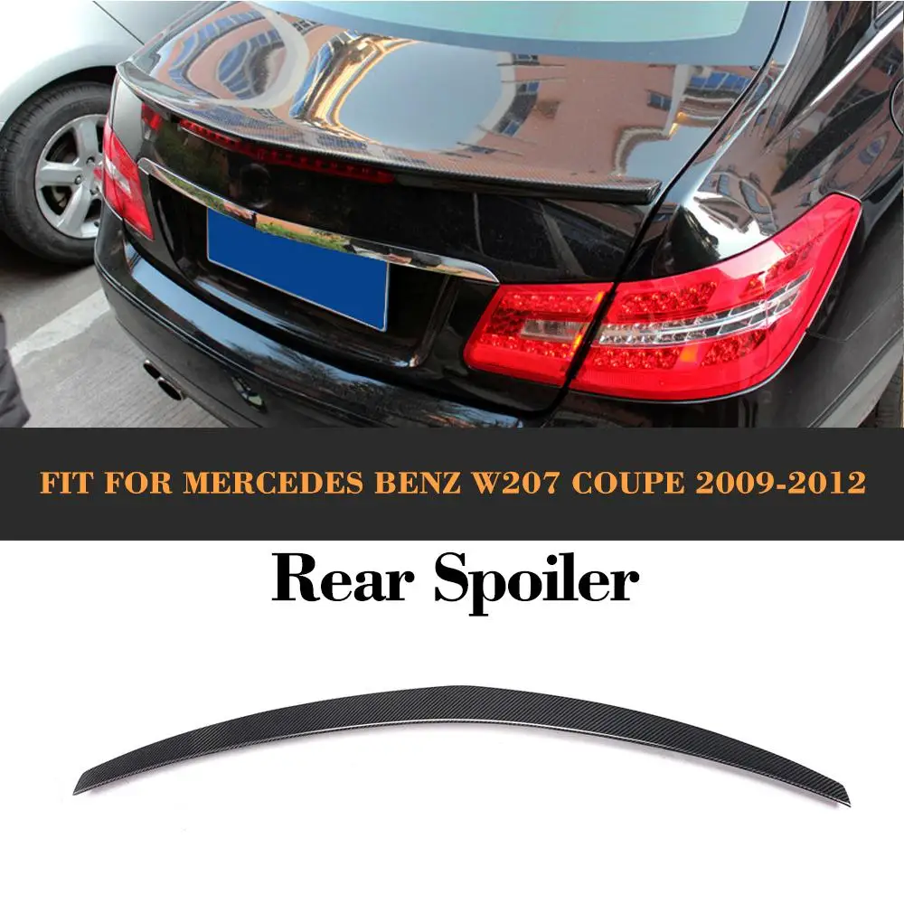 Carbon Fiber for Mercedes Benz E-class W207 C207 2D Coupe Boot Trunk Spoiler