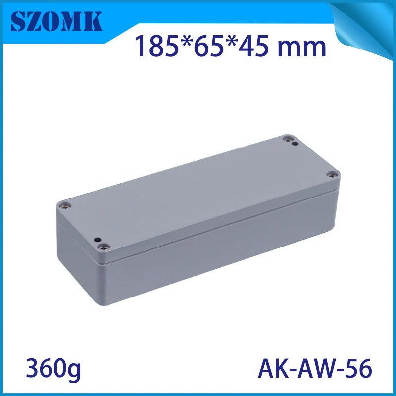 

Die Cast Extruded Aluminum Enclosures PCB Instrument Electronic Project Box Aluminum Waterproof Distribution Case 185X65X45MM