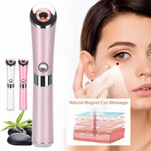Портативное устройство для массажа глаз Электрический магнит ионный Фотон терапия глаз красота машина крем против морщин acne удаление анти-старения Спа Уход за кожей
