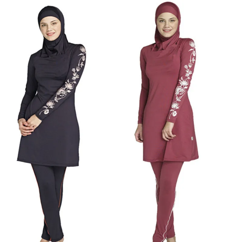 

Bathing Suit Women Full Coverage Modest Muslim Swimwear Arab Beach Wear Muslim hijab Swimsuits Islamic Swimsuit Women's BK162