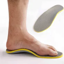 Soft 3D Comfortable Orthotics flat foot Insole TPU Orthopedic fasciitis Insoles elastic foam insert Arch Support