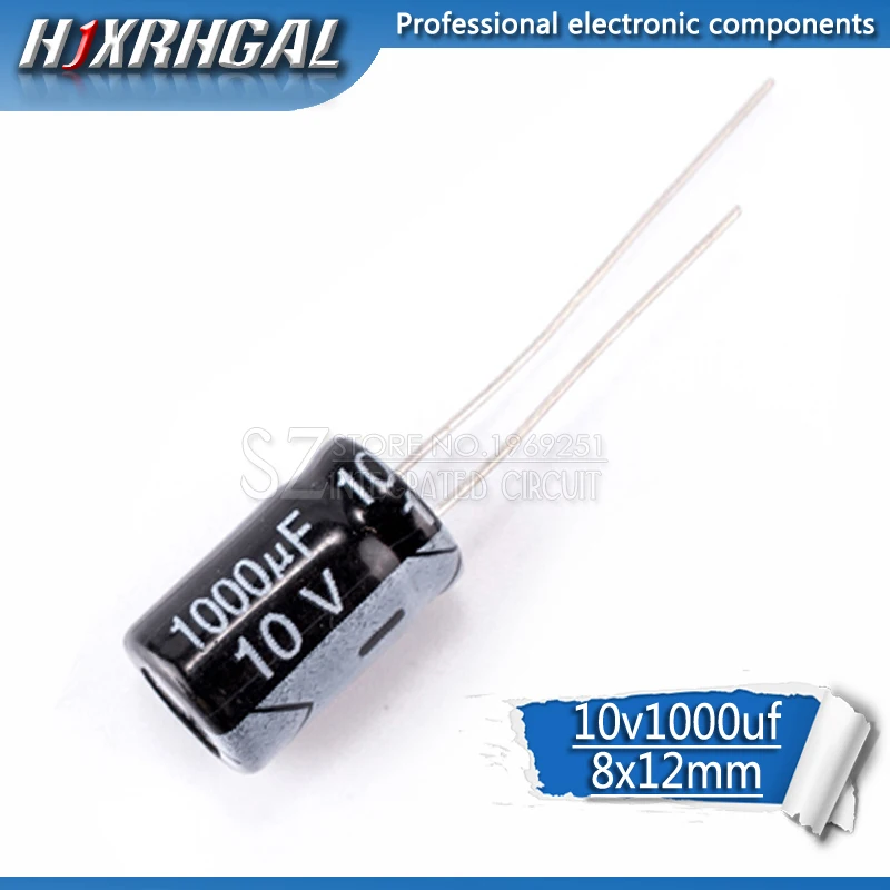 100pcs 1000uF 16V G-LUXON LU 10x20mm 16V1000uF Low Z High Ripple Capacitor