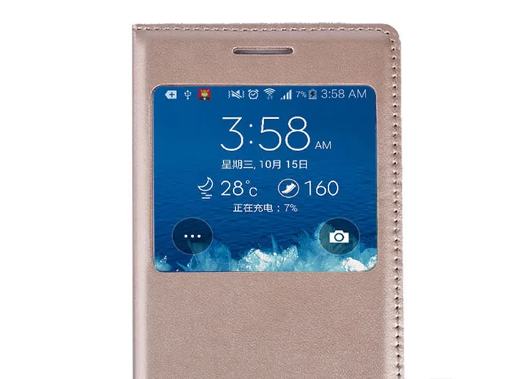 Smart View Flip Cover кожаный бумажник чехол для телефона для samsung Galaxy A5 A7 GalaxyA5 5 7 см A500 A500F A700 A700F SM-A500F