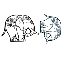 Bonito Elefante Tatuagens Temporárias À Prova D’ Água harajuku feminina Corpo tatoo tatto tatuagem Falso Tattoo maquiagem Beleza