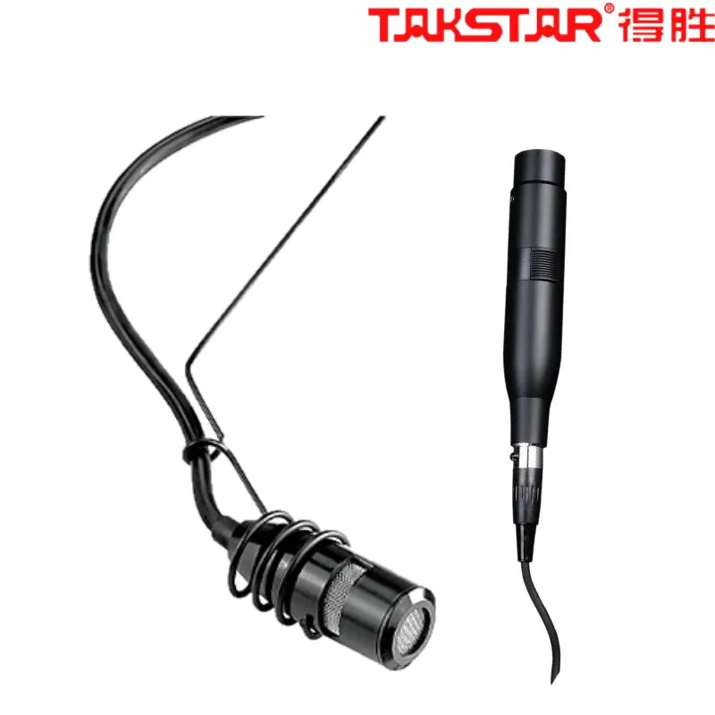 

HM501 Hanging Microphone Chorus Stage Drama Conference Lecture Speech Karaoke Mic XLR 3Pin 48V phantom power 5m cable 501HM