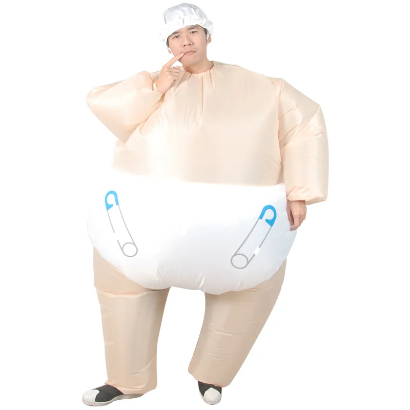 inflatable baby costume for adult, party costume, carnival suit