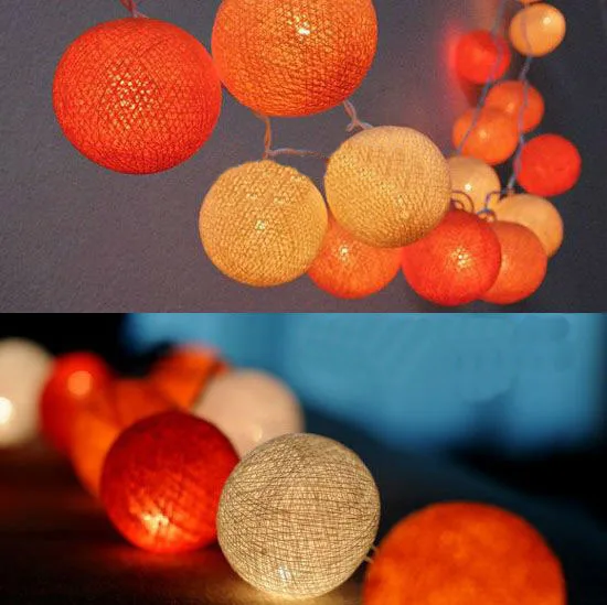 

Sweet Orange Imported Cotton Ball Thailand Holiday Decorate The Sitting Room Room Festive Party Supplies Christmas Decorations