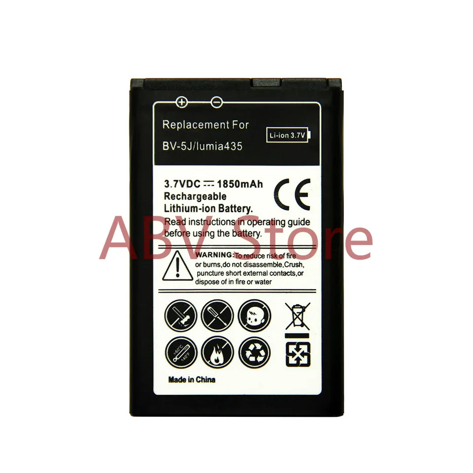 Высокое качество bateria BV-5J батарея мобильного телефона для microsoft Nokia Lumia 435 532 RM1069 1071 батарея BV-5J