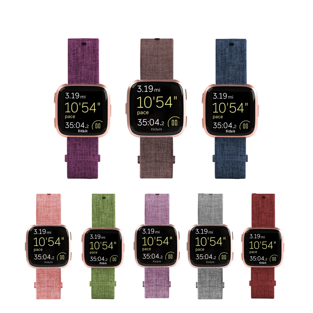 

Smart Watch Durable Canvas Strap Band for Fitbit Versa Band Replacement Wriststrap Bracelet For Fitbit Versa Drop Shipping