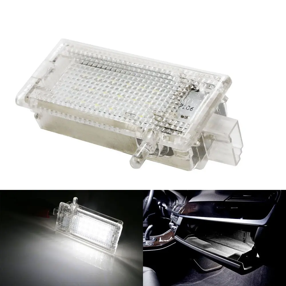 

LED Glove Box Light Assembly For BMW 1 3 X1 X3 X5 Series MINI Cooper OEM Replacement Xenon White Error Free