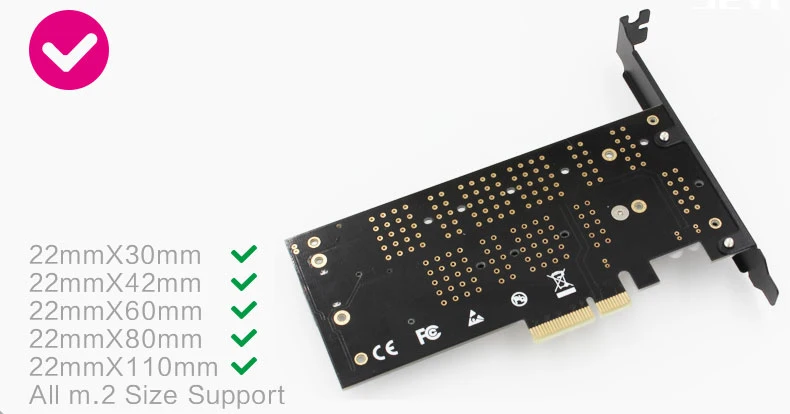 NGFF M.2 SSD NVMe PCIe adapter M2 NGFF SSD NVME M2 PCIe M.2 PCI e adapter m.2(NVMe)+NGFF with fan Aluminum enclosure