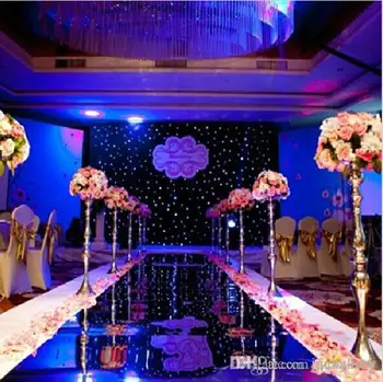 

1.2m X 20 m/roll Fashion Silver Mirror Carpet Aisle Runner For Wedding Party Backdrop Decoration Supplies
