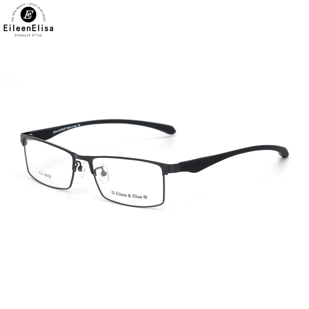 EE Fashion Titanium Glasses Frame Brand Designer Optical Eyeglasses Men