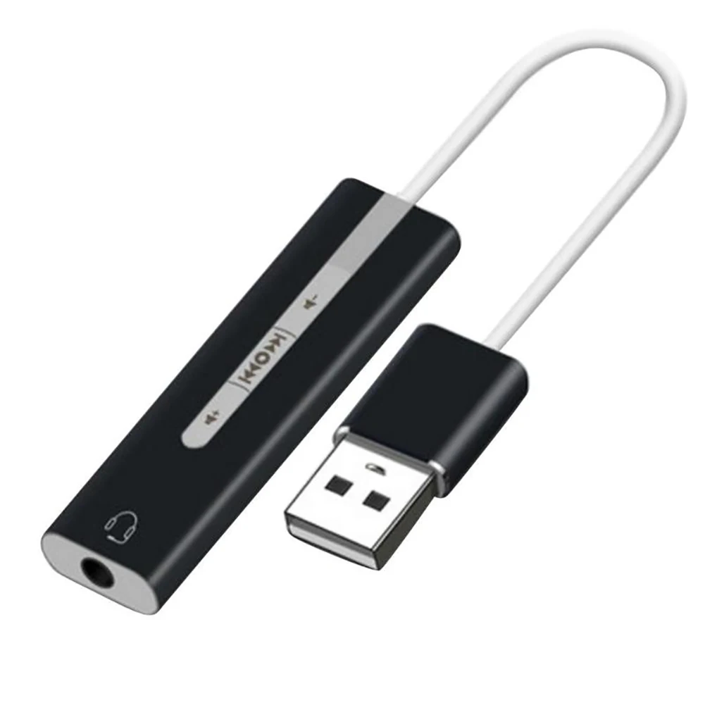2 в 1 внешняя звуковая карта USB до 3,5 мм 7,1 аудио наушники микрофон адаптер 2019NEW