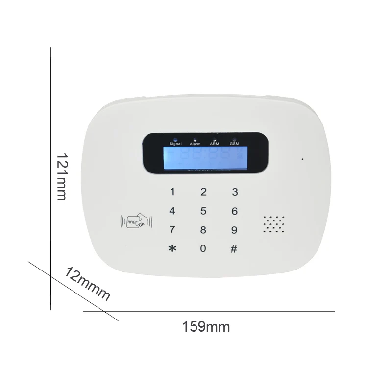 WOFEA ЖК PIR сенсор GSM автоматический набор дома ОФИС охранная GSM сигнализация Поддержка Android и IOS приложение управление