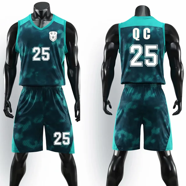 US $34.99 2019 new personality men's basketball clothing suit quick-drying sports jersey custom running compe