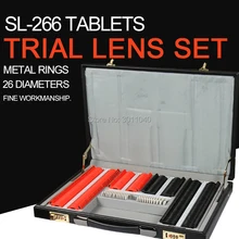 Пробный объектив Комплект 266 шт. объектив коробка для сбора доказательств Пластик обод класс качества очки торговое оборудование оптическое оборудование