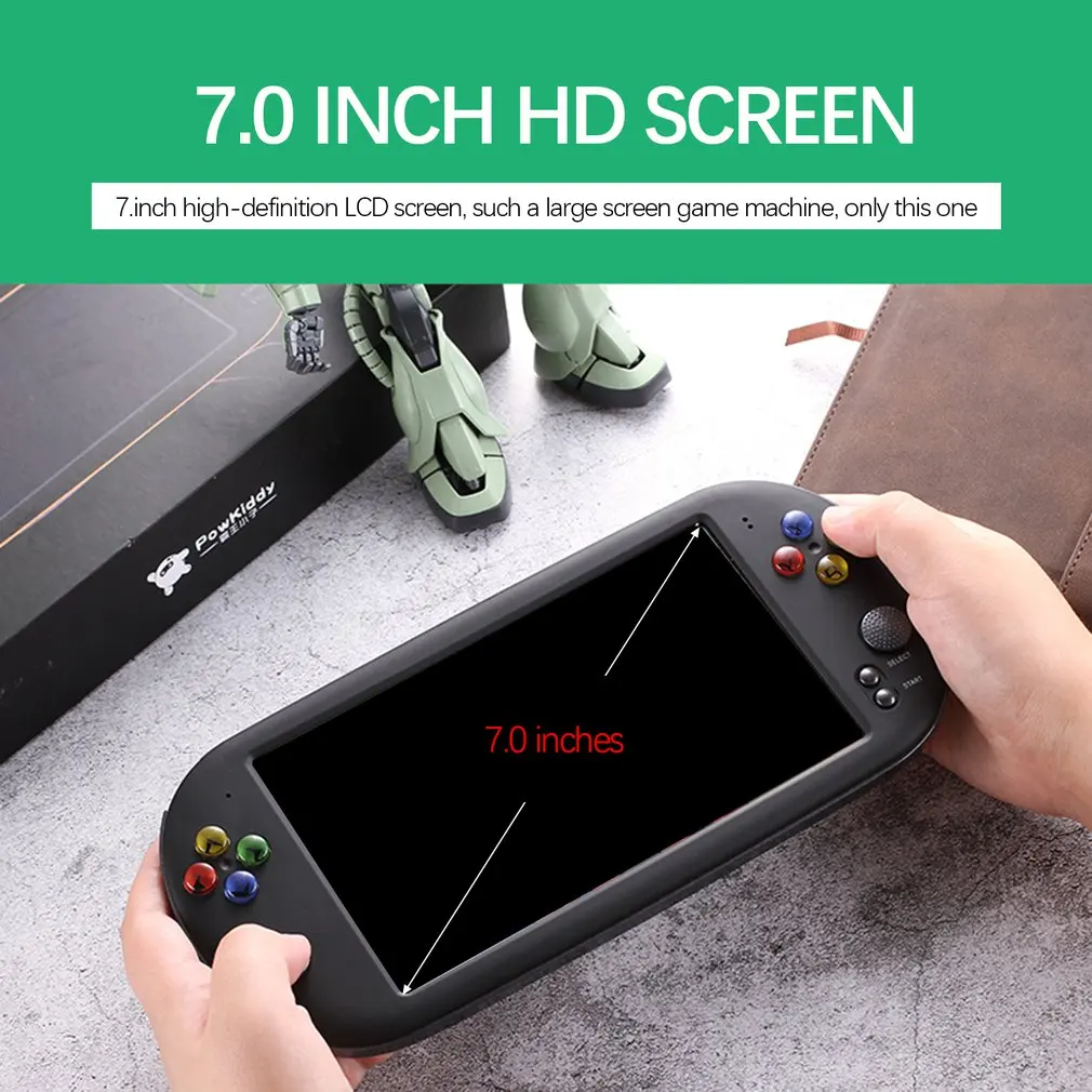 

7 Inch 8G Video Game Console Support TF Game Console Handheld Game Player Retro Console TV-OUT Support For CPS/GBA/MD/FC/GB/GBC