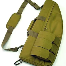 Черный загар зеленый 70 см нейлоновая Винтовка Сумка пистолет сумка Тактические ружья сумки для уличной войны игры деятельности сумка для оружия
