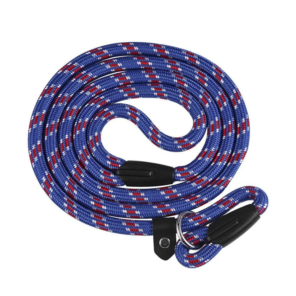 Light Dog Training Leash Chew Resistant Nylon Ergonomic Anti Slip Grip