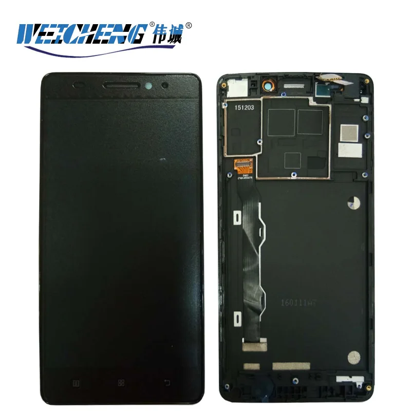 

For 5.5" Lenovo K50 K50-T5 K3 Note LCD Display Touch Screen Digitizer Assembly Replacement for K50 lcd With Frame +Tools