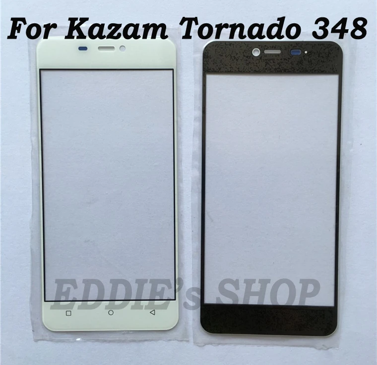 Black White font b Touchscreen b font Sensor Touch Screen Digitizer For Kazam Tornado 348 Mobile
