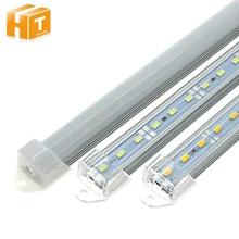 5 шт./лот светодиодный бар огни DC12V 5730 светодиодный Жесткий полосы 50 см светодиодный с U алюминиевый корпус+ PC крышка