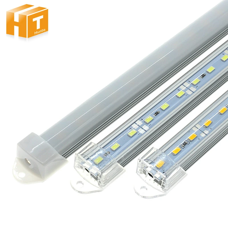 5 шт./лот светодиодный бар огни DC12V 5730 светодиодный жесткая полоса 50 см светодиодный трубки с U алюминиевый корпус + крышка ПК - изображение