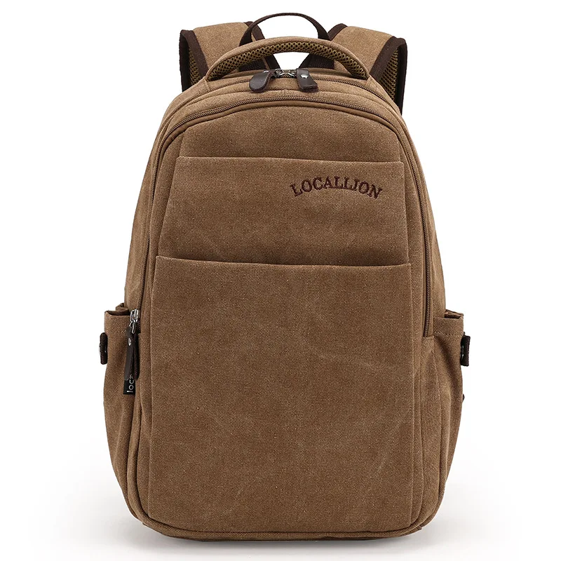 

Literary Retro Casual Large Capacity Rucksack Fashion Casual Male Computer Backpack Multi-functional Travel Backpack