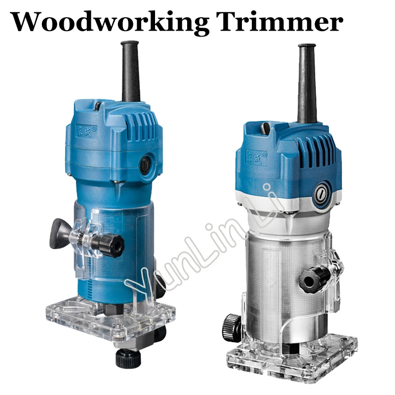 

6.35mm And 1/4" Wood Working Router Trimmer Tool 530W/550W Power Router Para Madera Electric Router Wood M1P-FF03-6
