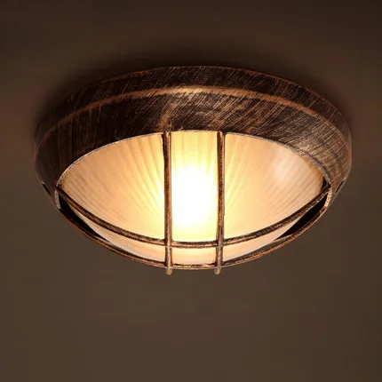 ceiling light fixtures luminaire loft iron industrial creative bar restaurant glass
