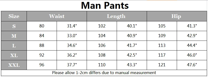 man pants