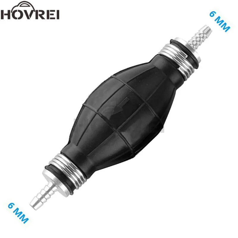 1pcs 6mm Fuel Line Pump Primer Bulb Hand Primer Gas Petrol Pumps Rubber
