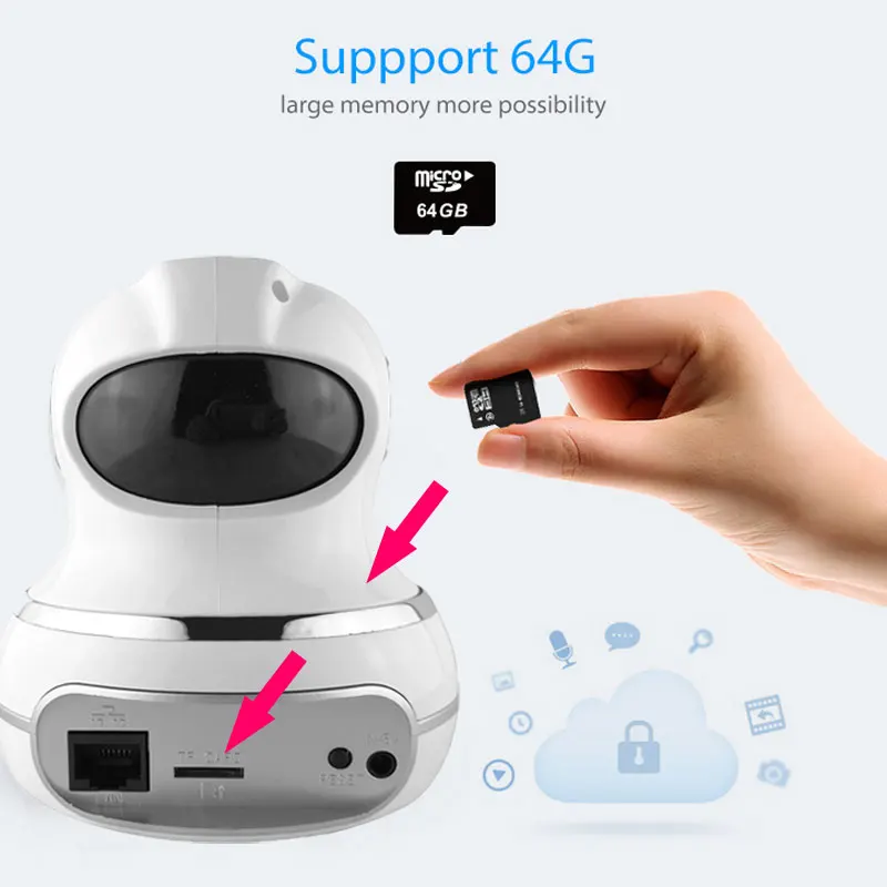 Беспроводная IP камера 1080 МП с поддержкой Wi Fi P|Камеры видеонаблюдения| |