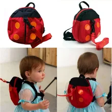 Детские прогулочные Обучающие поясные сумки для малышей, милые мини-школьные сумки, рюкзак для детского сада, Сумка с божьей коровкой