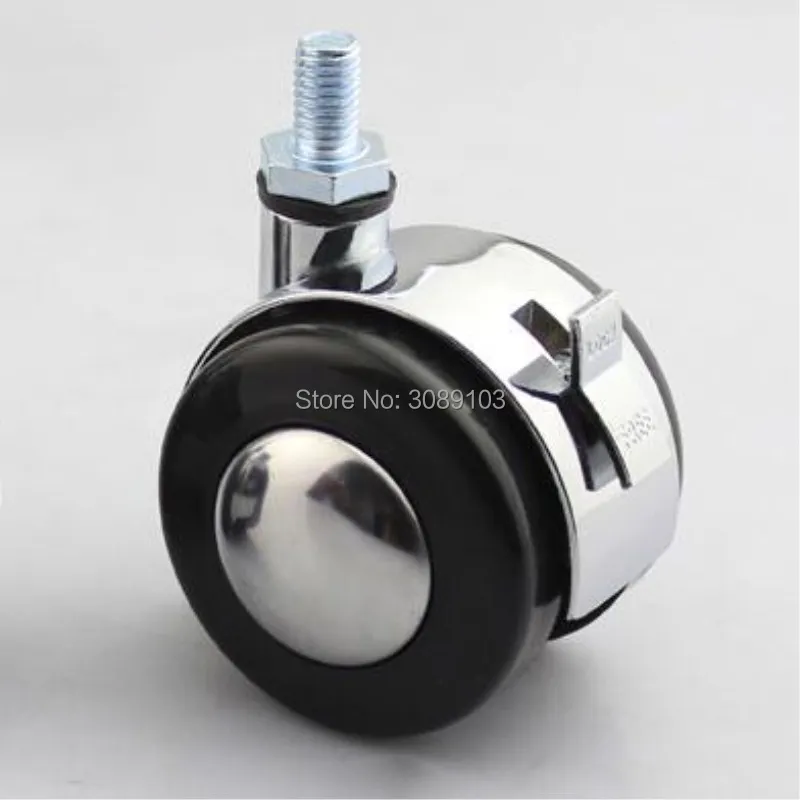 4PCS Furniture Casters 50mm Screw locking Brake 2 inch wheelfurniture casterslocking casters